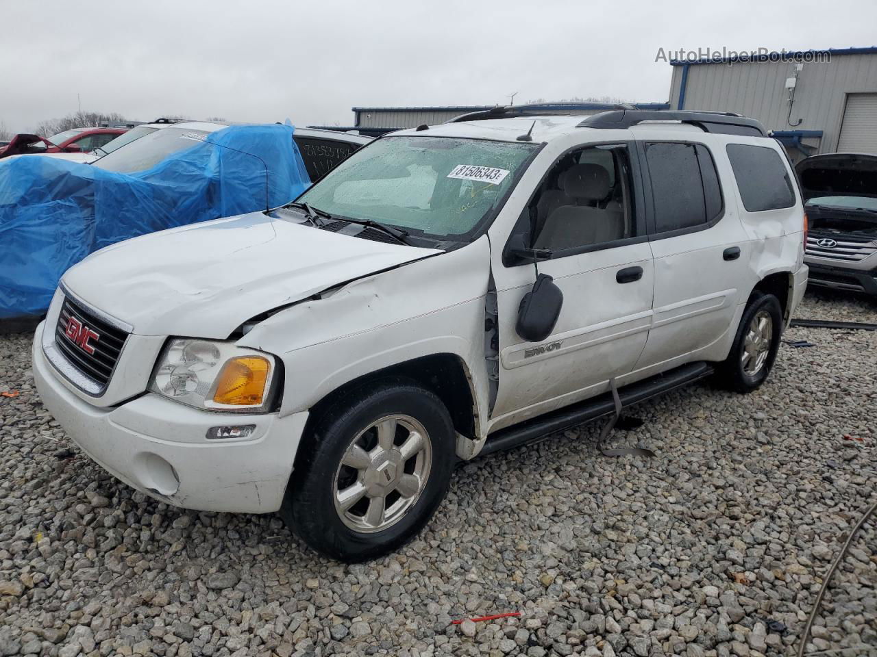 2005 Gmc Envoy Xl White vin: 1GKET16S756174801