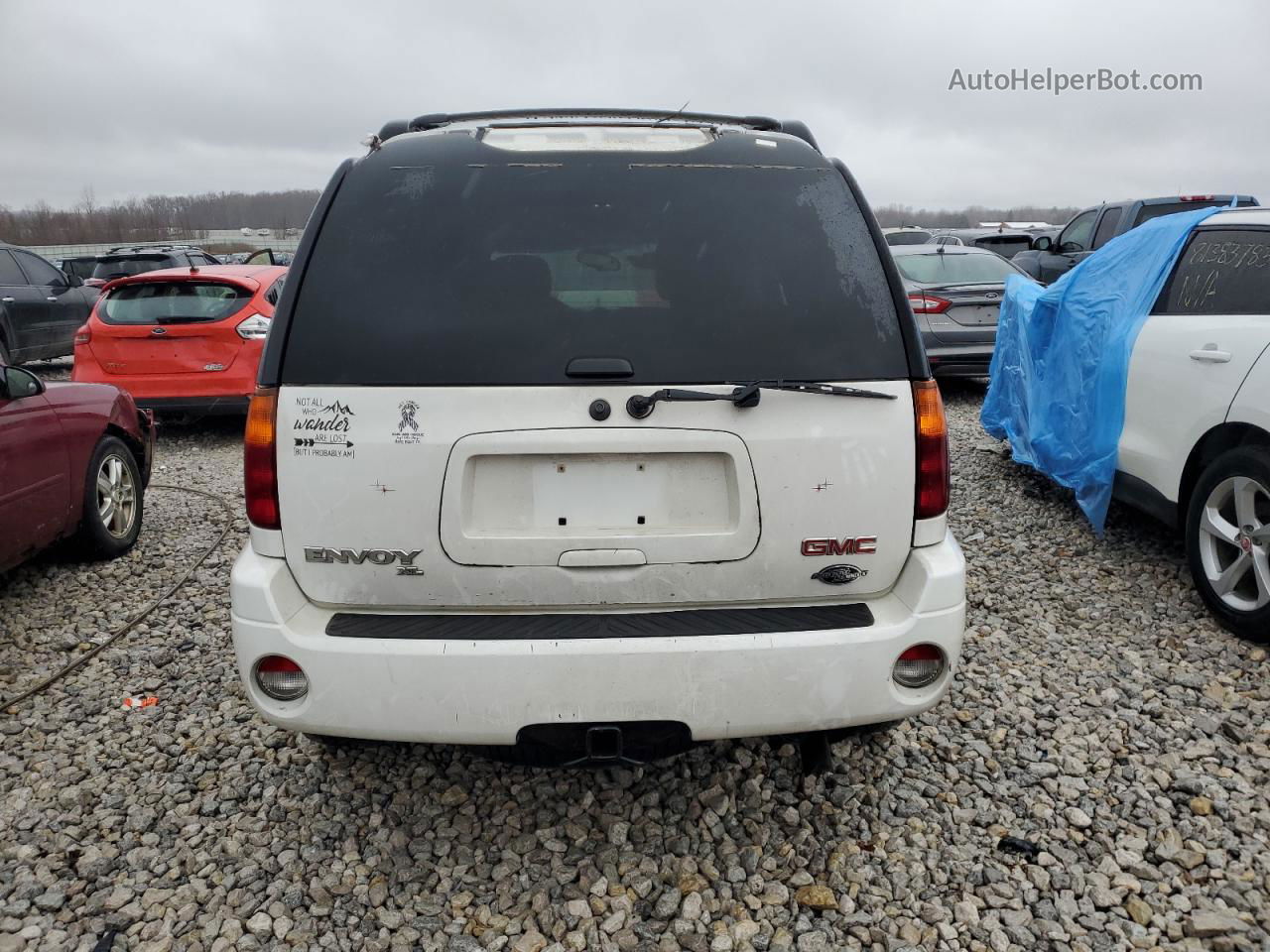 2005 Gmc Envoy Xl White vin: 1GKET16S756174801