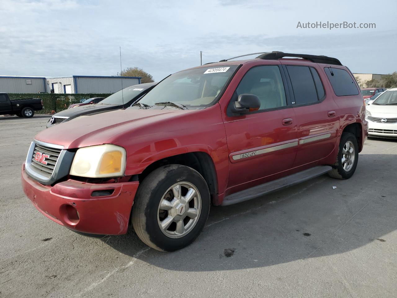 2003 Gmc Envoy Xl Red vin: 1GKET16S936143546