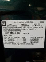 2005 Gmc Envoy Xl Зеленый vin: 1GKET16S956124255