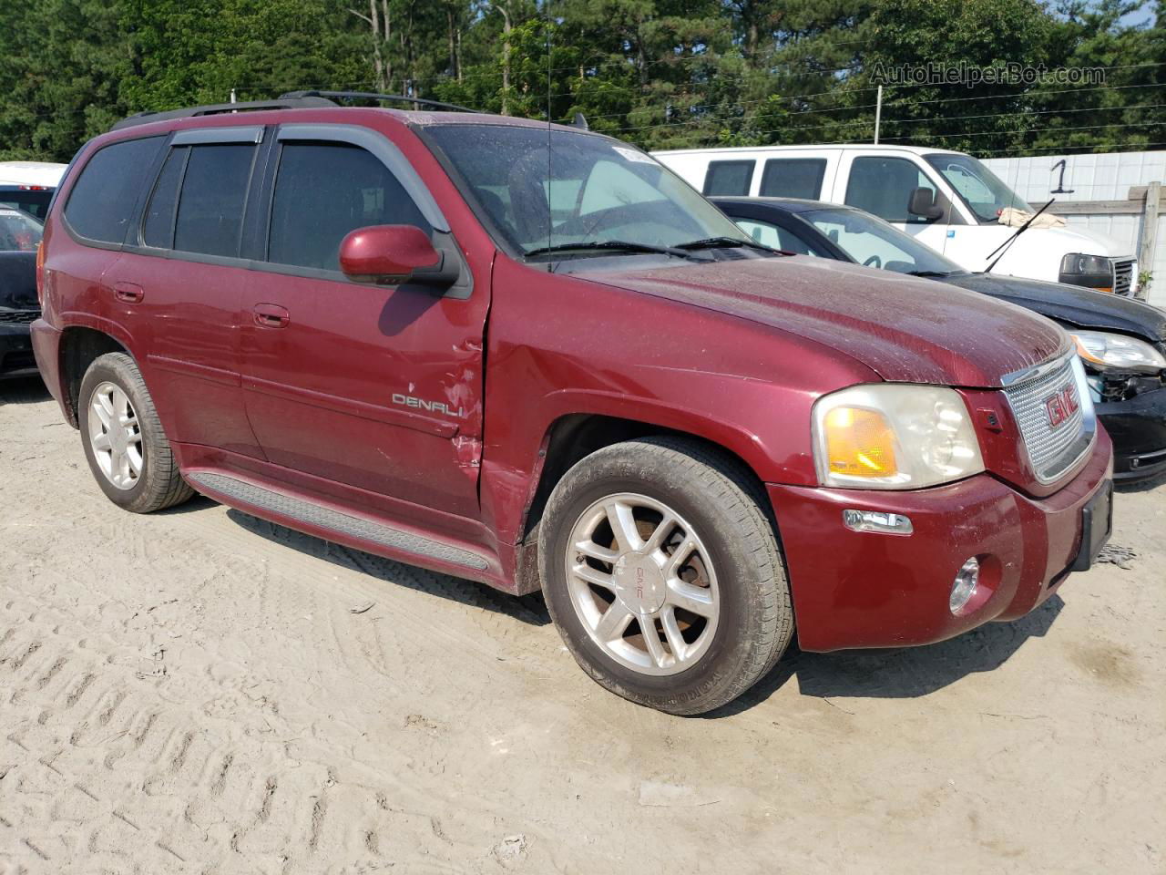 2008 Gmc Envoy Denali Burgundy vin: 1GKET63M182218189