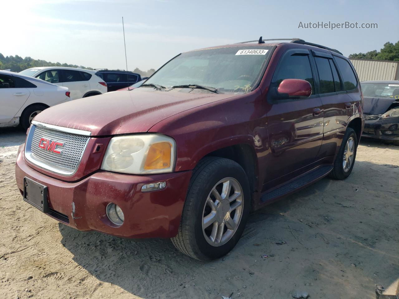 2008 Gmc Envoy Denali Burgundy vin: 1GKET63M182218189