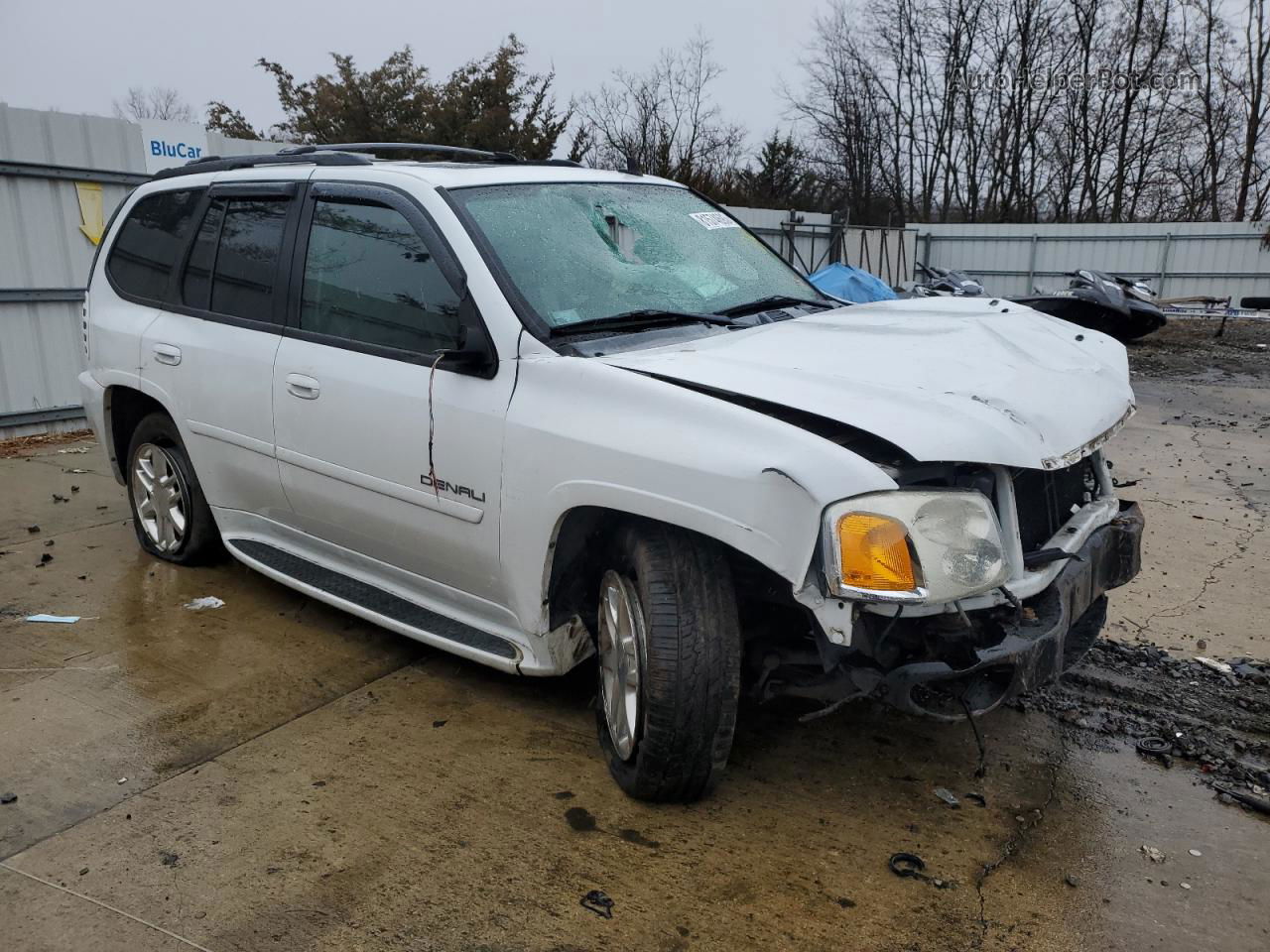 2007 Gmc Envoy Denali White vin: 1GKET63M272154887