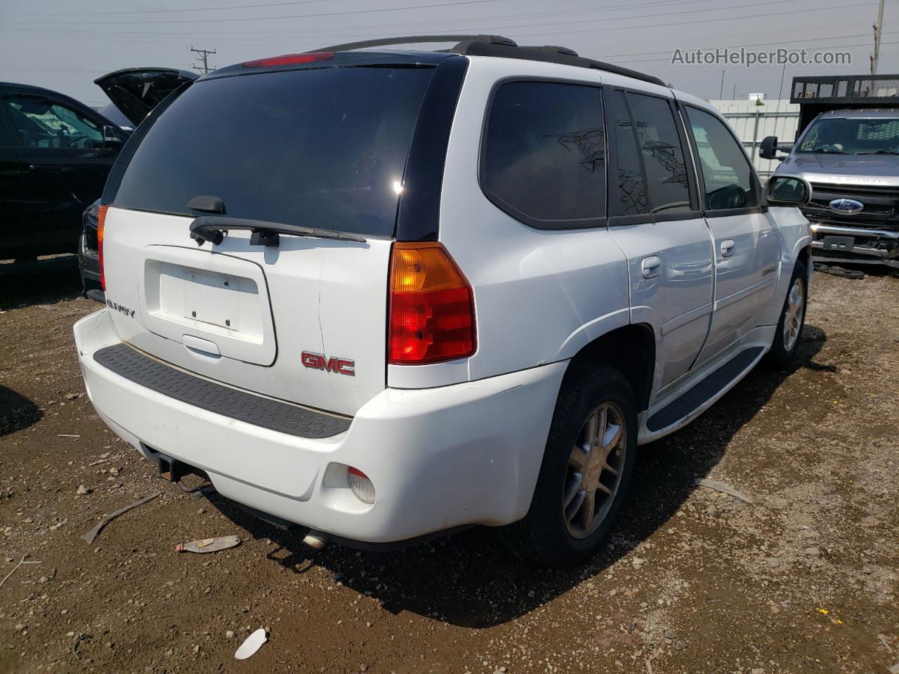 2008 Gmc Envoy Denali White vin: 1GKET63M282225717