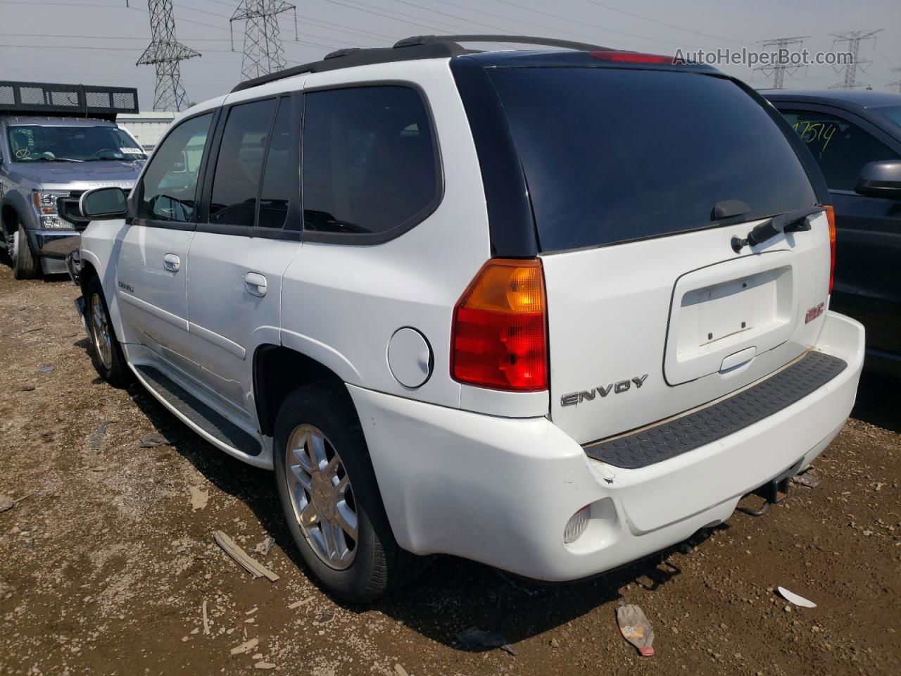 2008 Gmc Envoy Denali White vin: 1GKET63M282225717