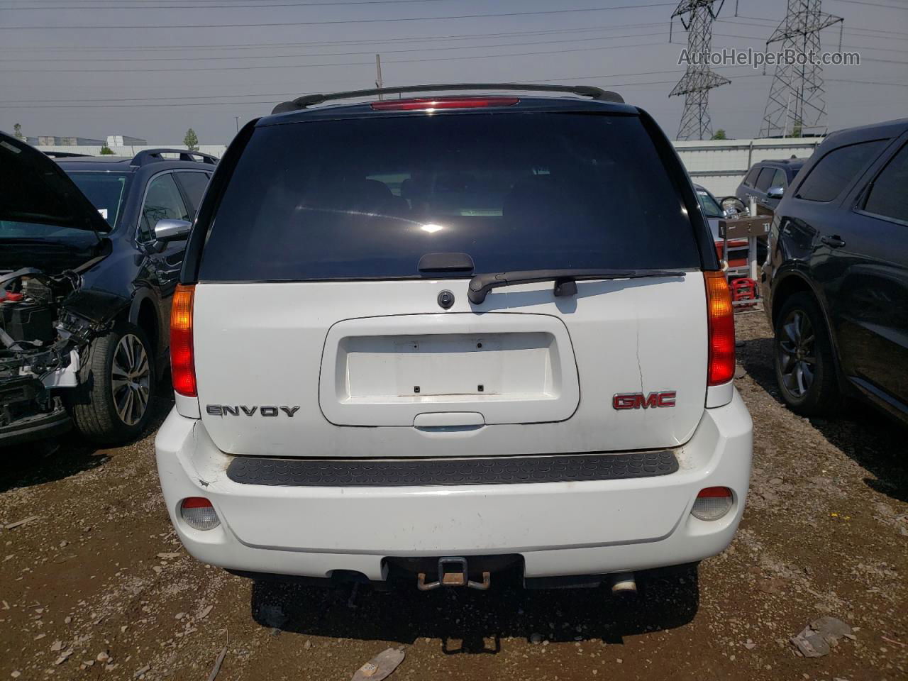 2008 Gmc Envoy Denali White vin: 1GKET63M282225717