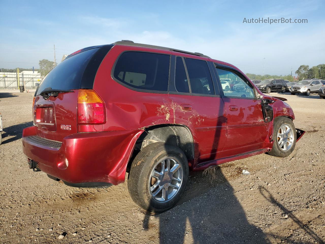 2007 Gmc Envoy Denali Red vin: 1GKET63M372278960