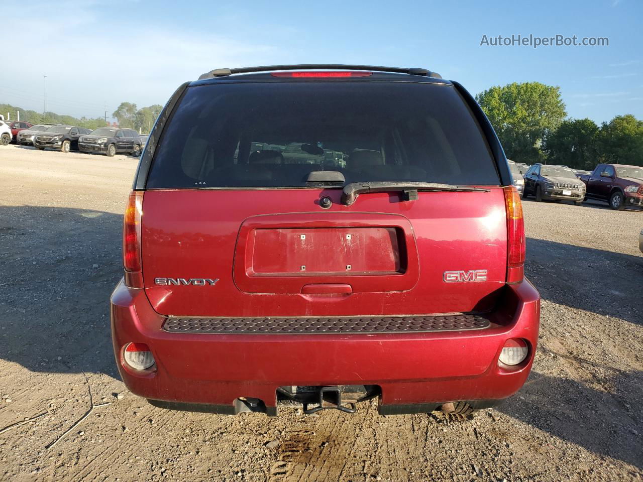 2007 Gmc Envoy Denali Red vin: 1GKET63M372278960