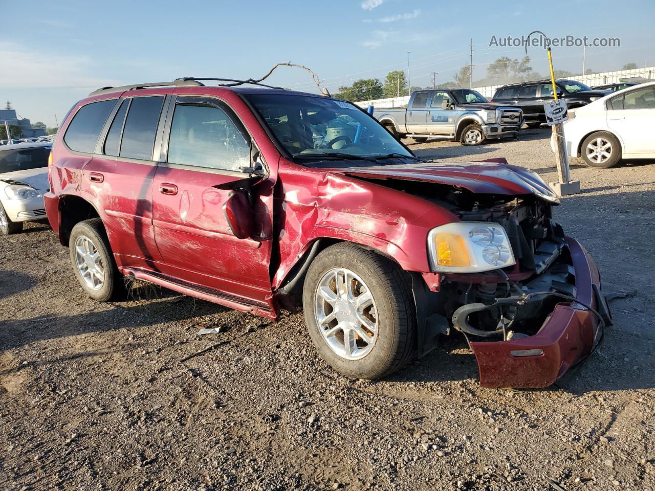 2007 Gmc Envoy Denali Red vin: 1GKET63M372278960