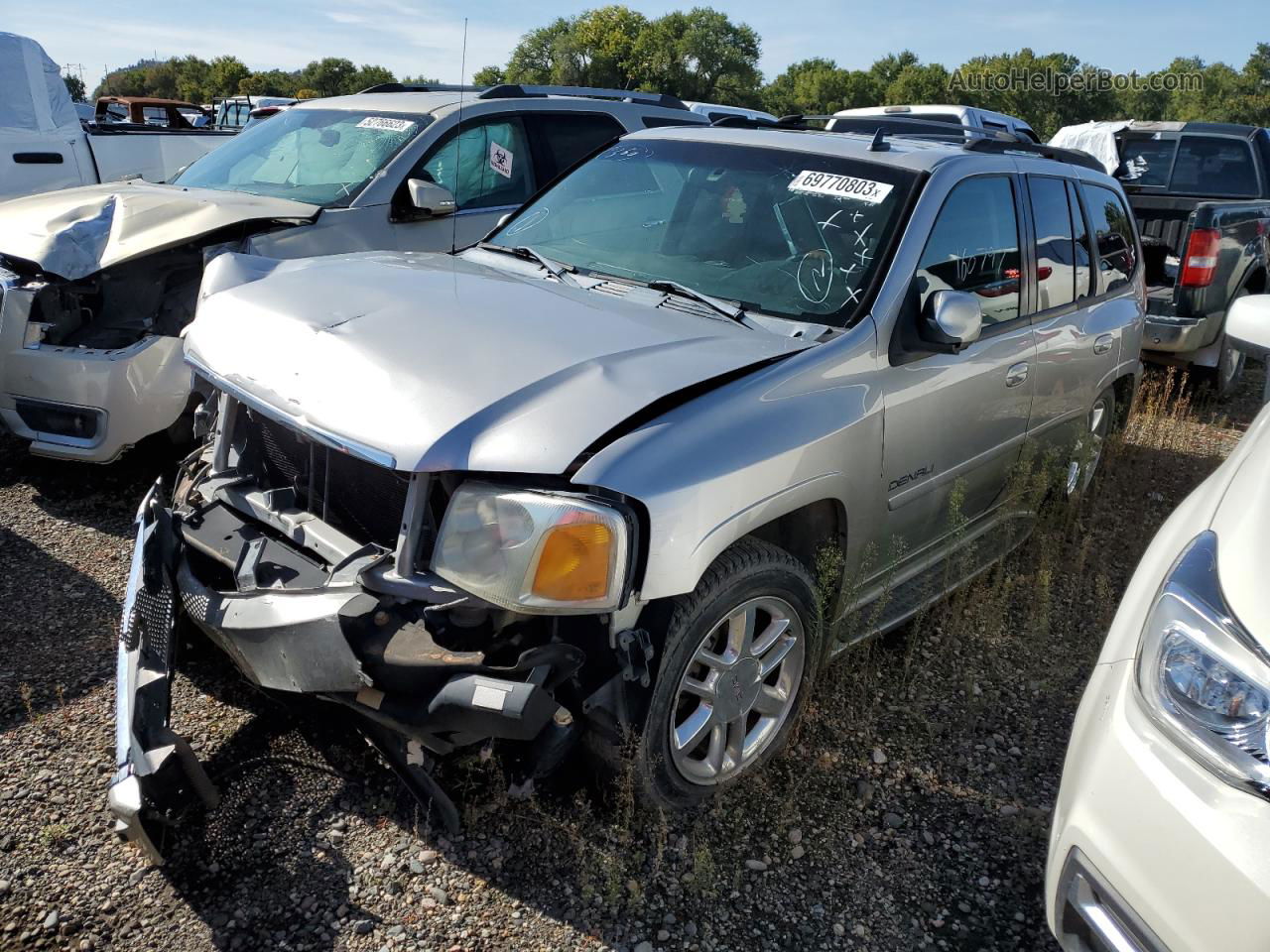 2007 Gmc Envoy Denali Серебряный vin: 1GKET63M472100037