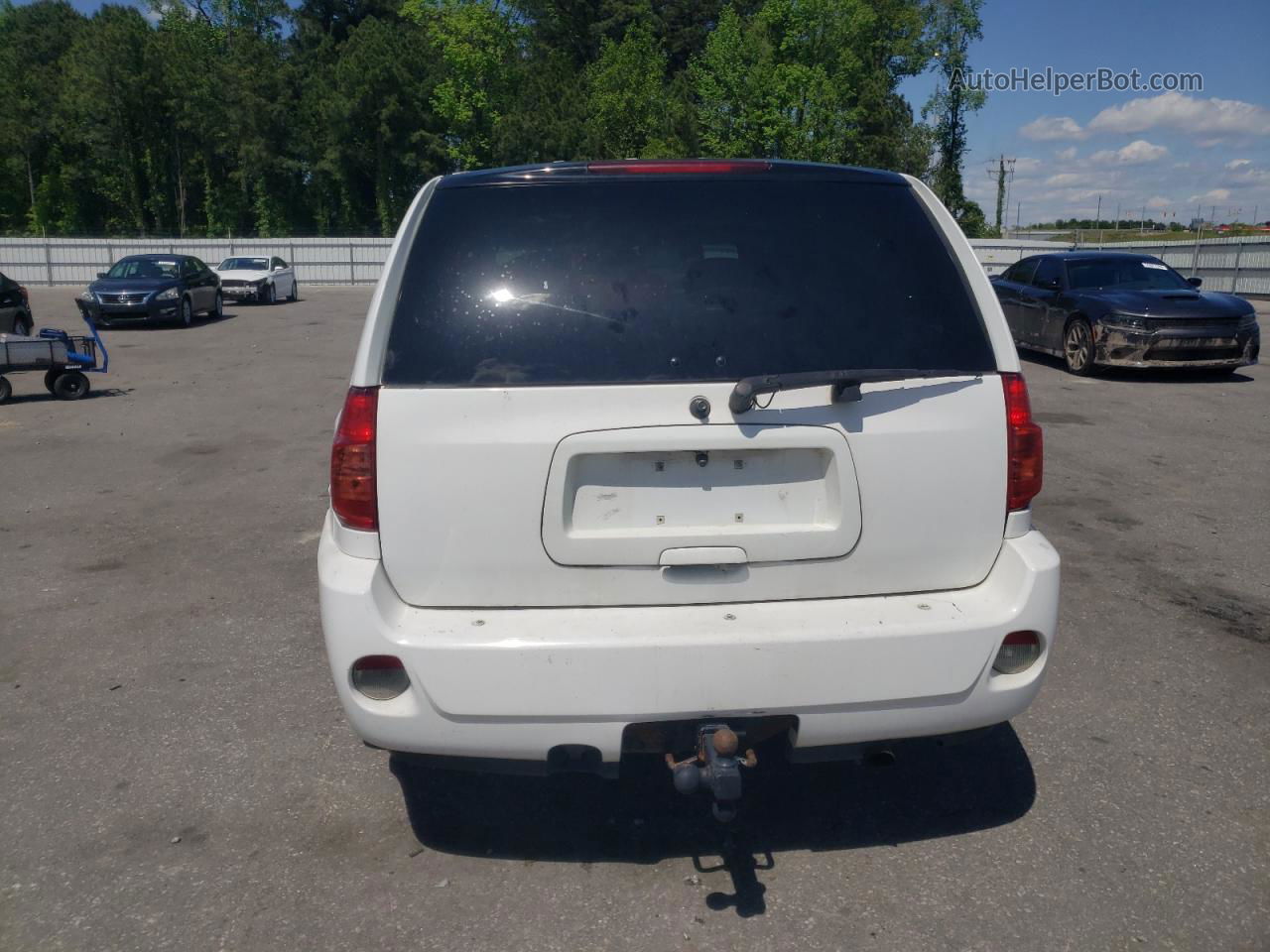 2008 Gmc Envoy Denali White vin: 1GKET63M482150177