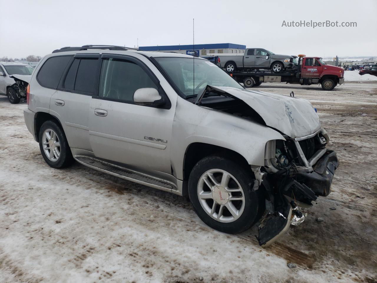 2007 Gmc Envoy Denali Silver vin: 1GKET63M672295347