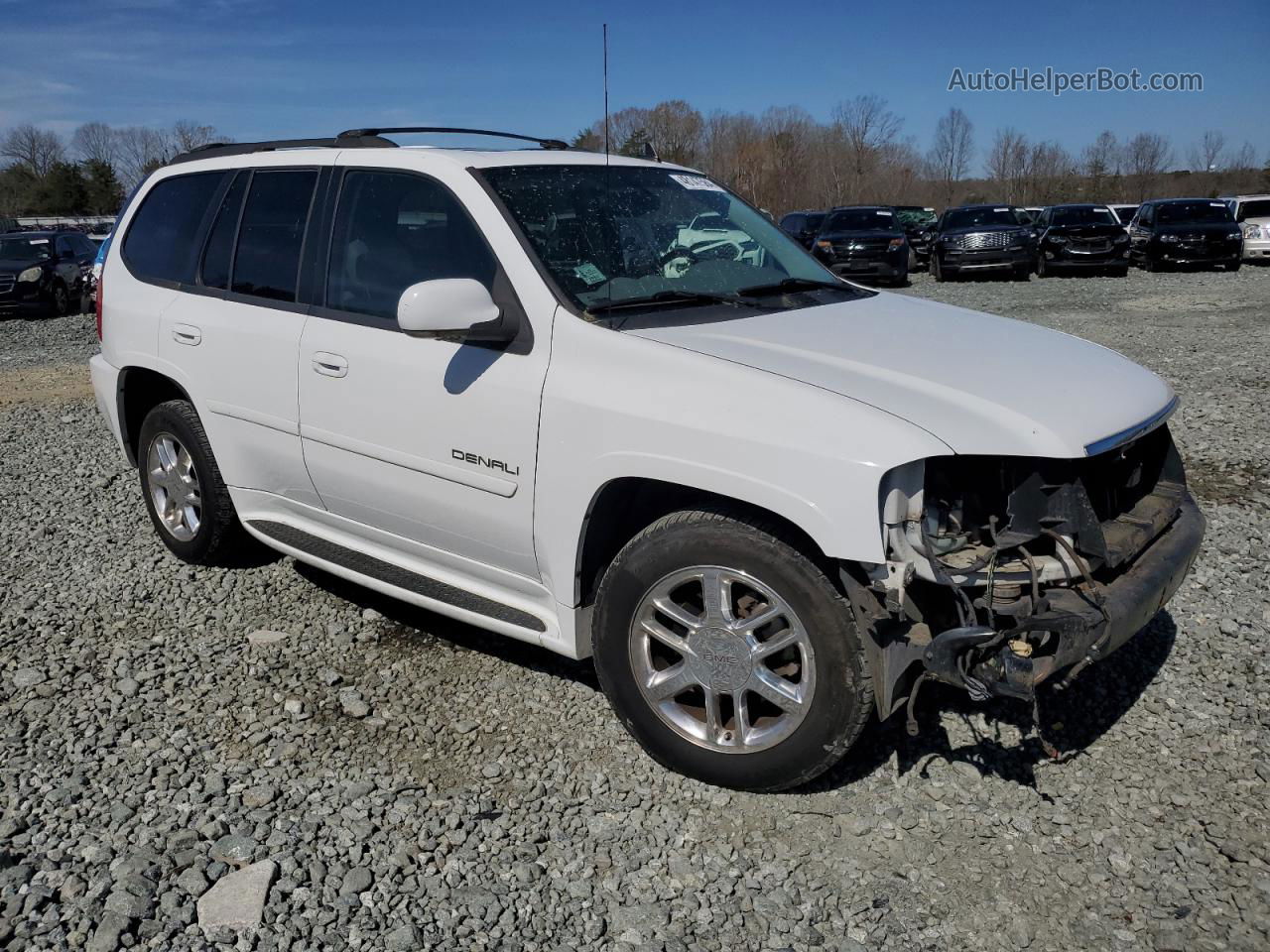 2008 Gmc Envoy Denali White vin: 1GKET63M882174871