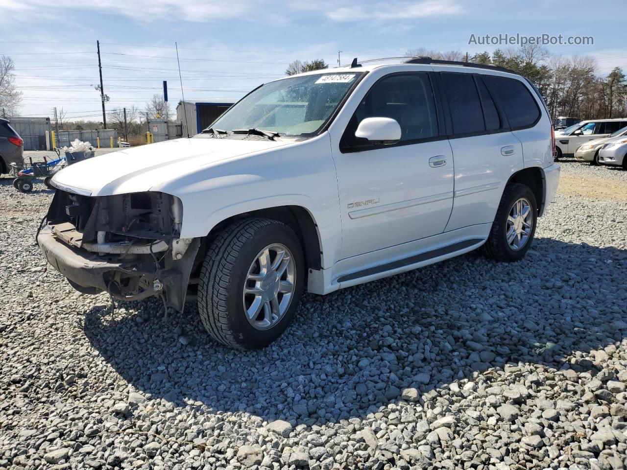 2008 Gmc Envoy Denali White vin: 1GKET63M882174871