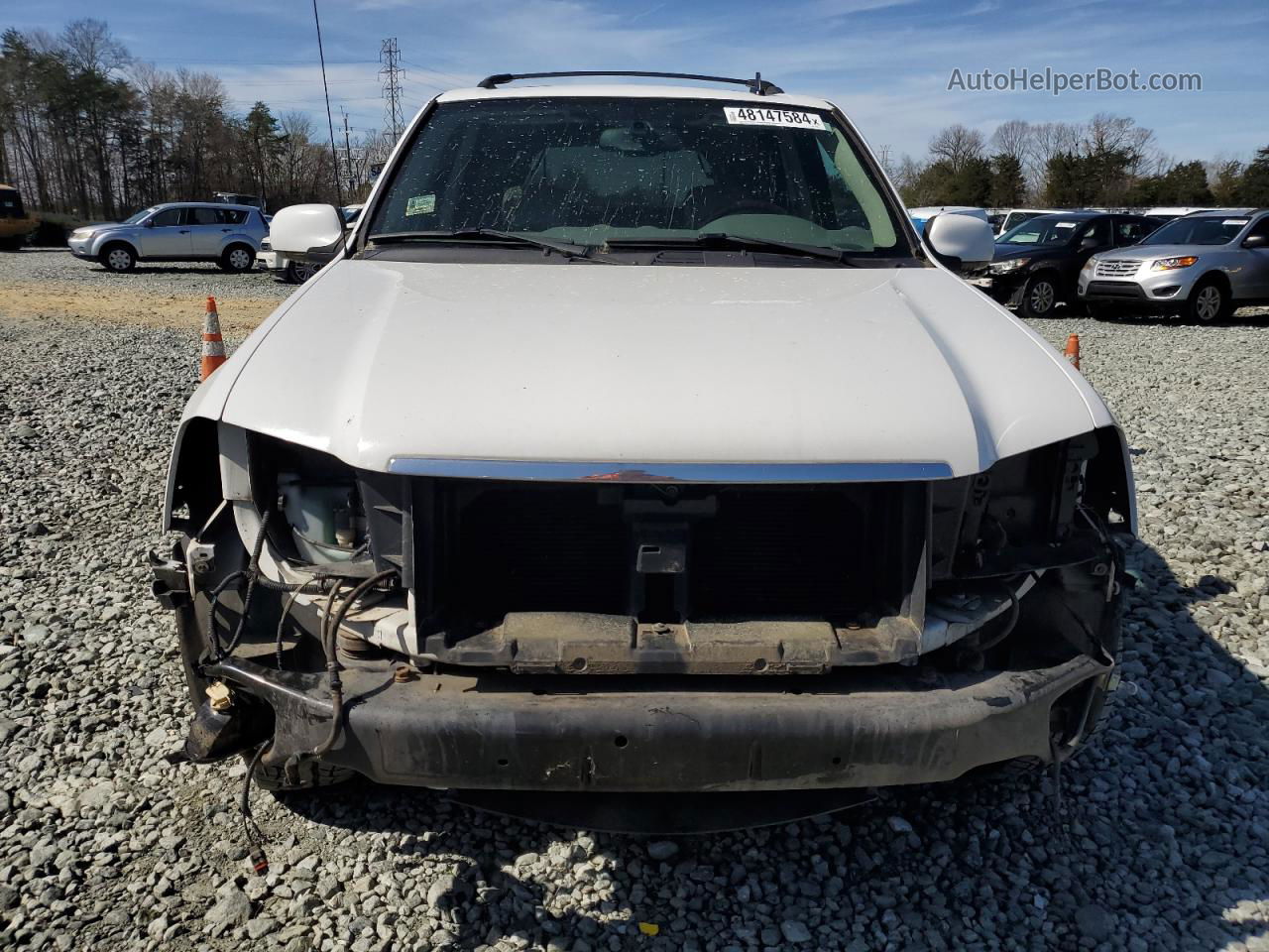 2008 Gmc Envoy Denali White vin: 1GKET63M882174871