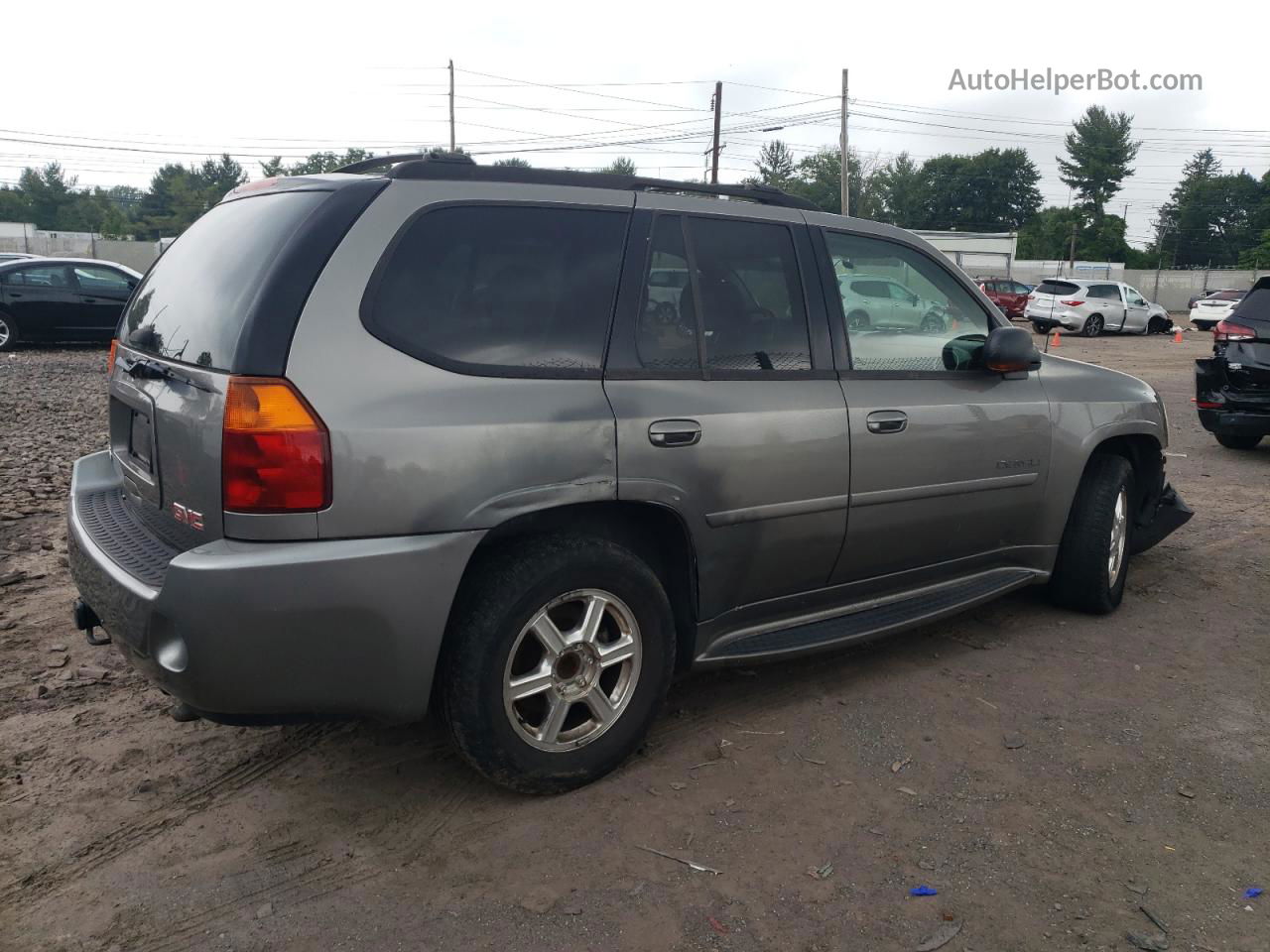 2005 Gmc Envoy Denali Silver vin: 1GKET63MX52351142