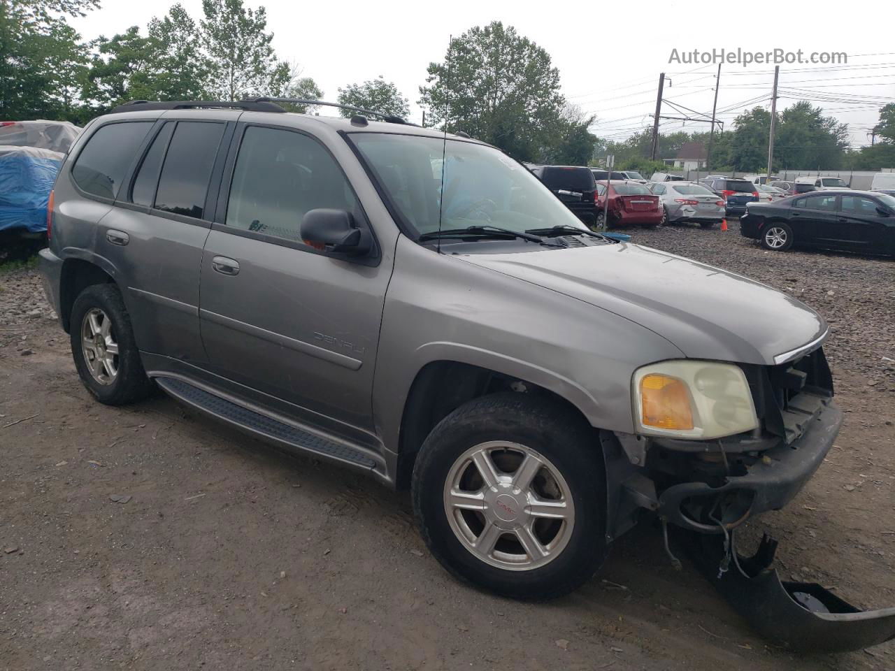 2005 Gmc Envoy Denali Silver vin: 1GKET63MX52351142