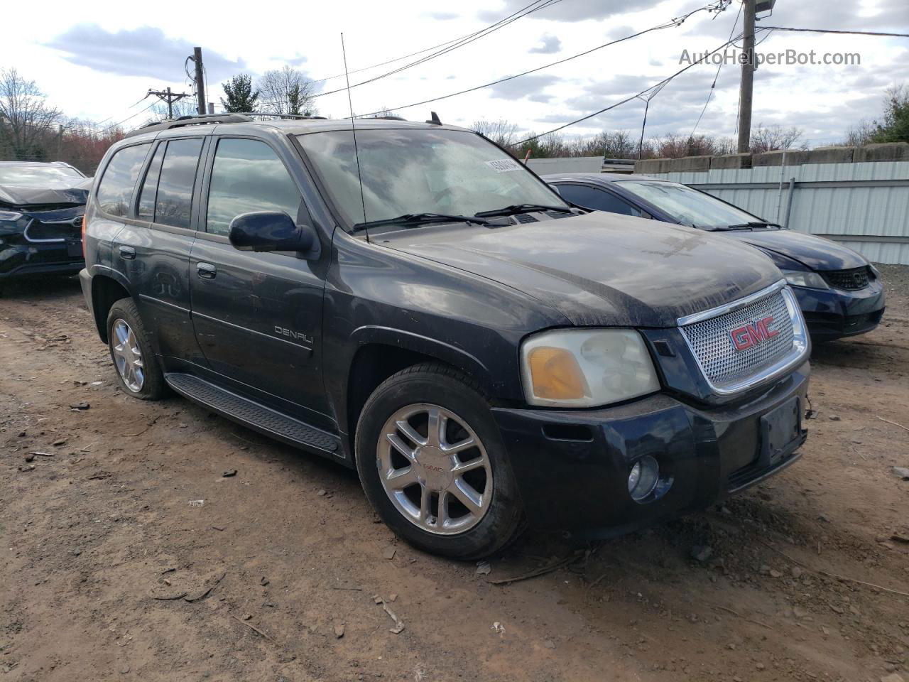 2008 Gmc Envoy Denali Black vin: 1GKET63MX82173947