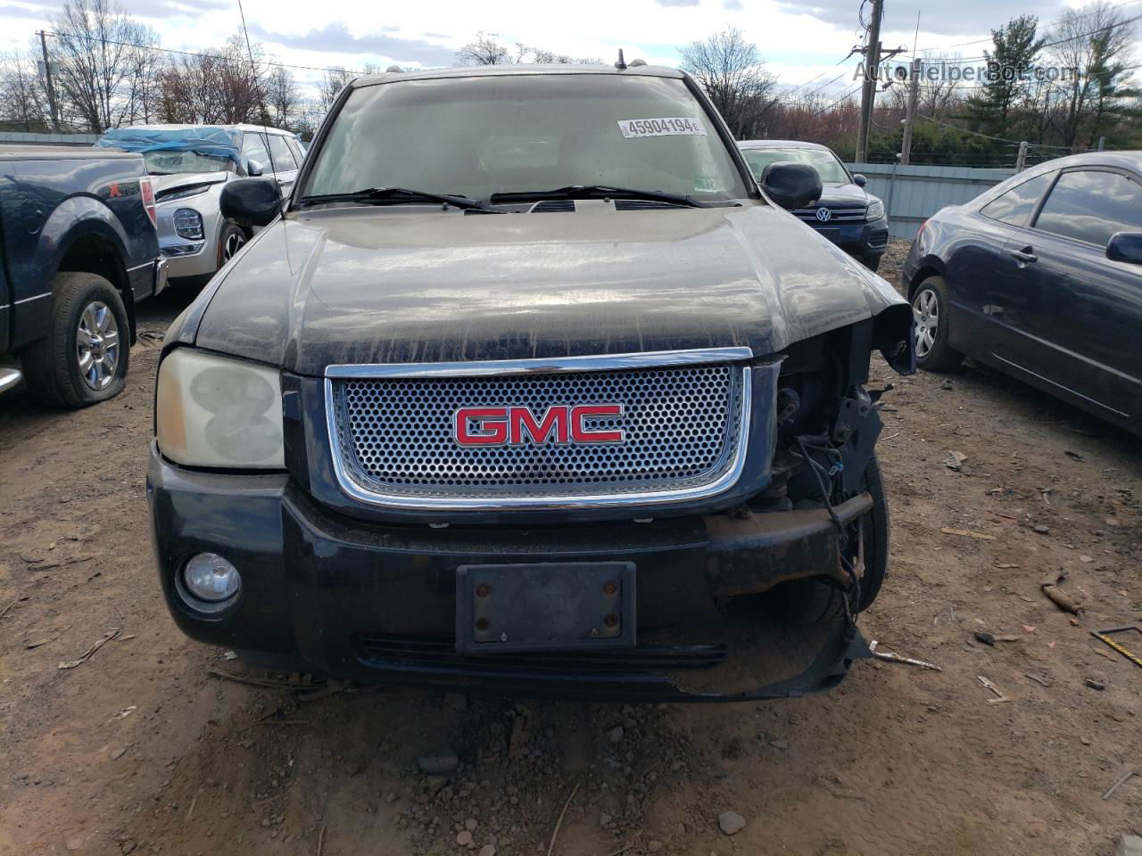 2008 Gmc Envoy Denali Black vin: 1GKET63MX82173947