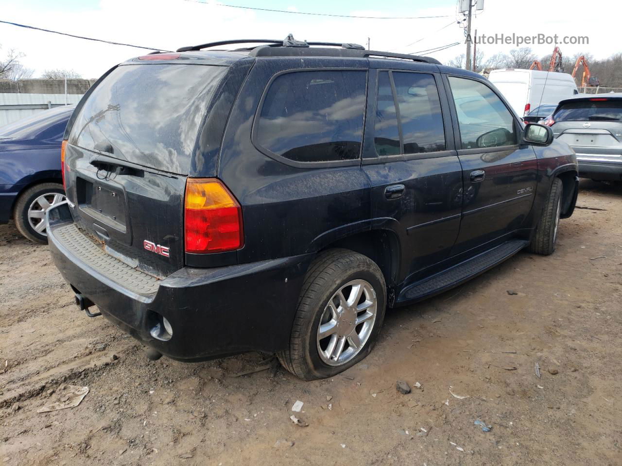 2008 Gmc Envoy Denali Black vin: 1GKET63MX82173947