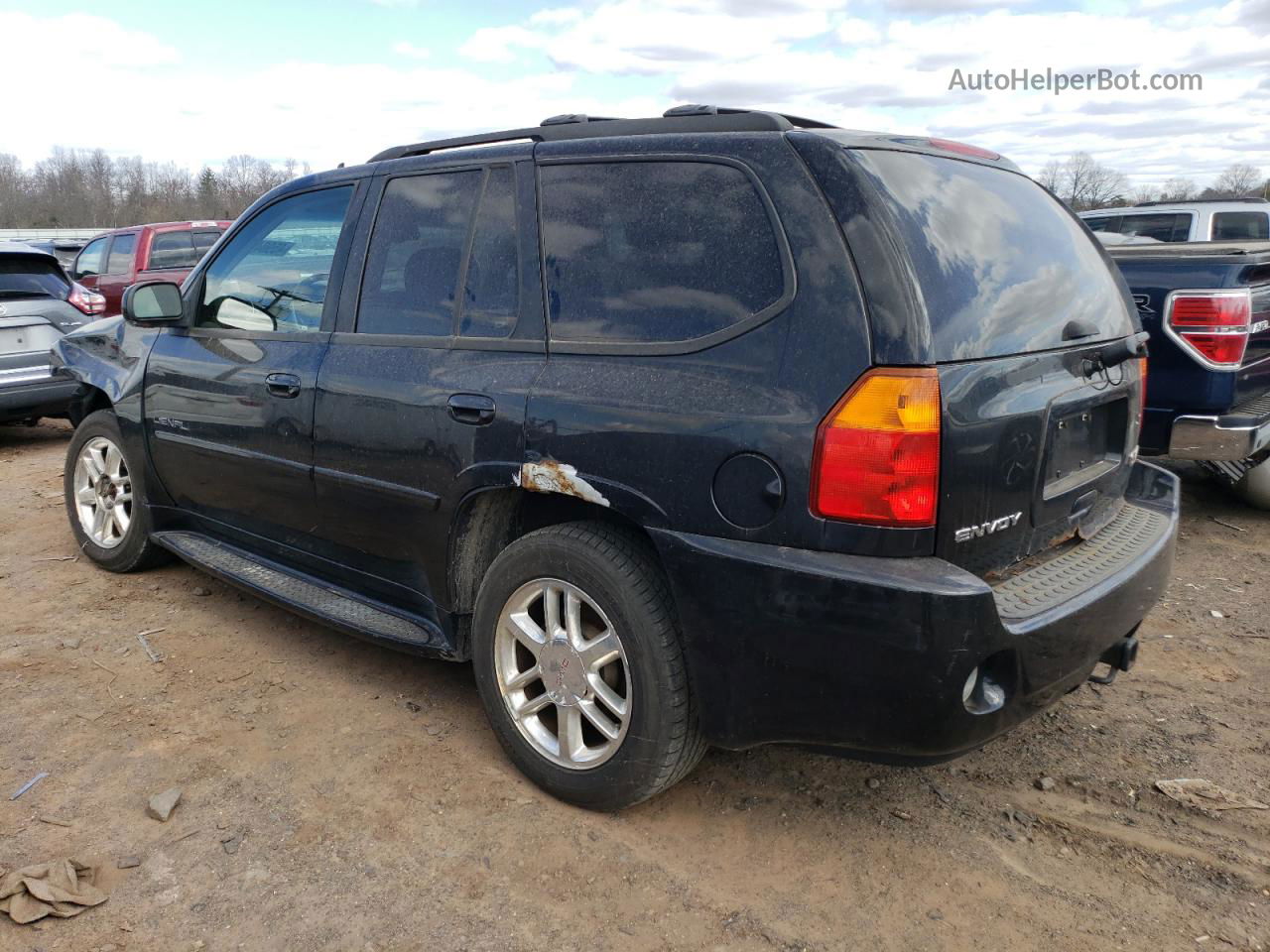 2008 Gmc Envoy Denali Black vin: 1GKET63MX82173947