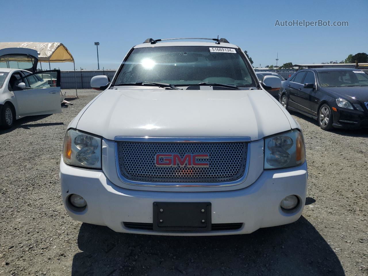 2005 Gmc Envoy Denali Xl White vin: 1GKET66M056199148