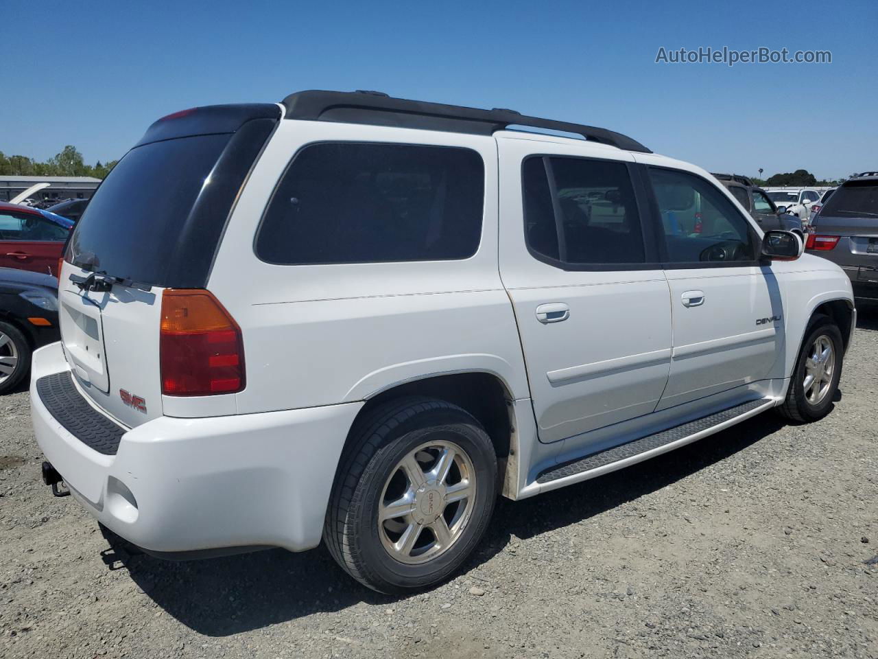 2005 Gmc Envoy Denali Xl White vin: 1GKET66M056199148