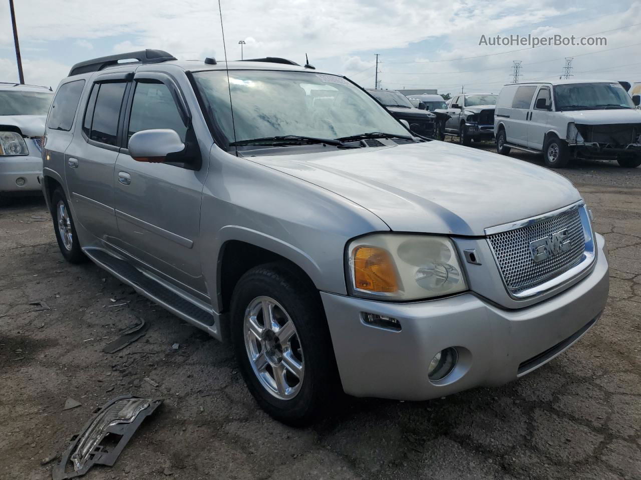 2005 Gmc Envoy Denali Xl Silver vin: 1GKET66M256188605