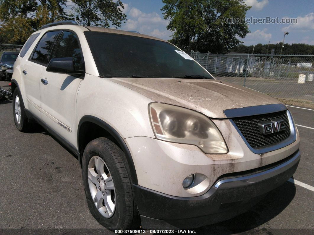 2007 Gmc Acadia Sle-1 White vin: 1GKEV13717J139312