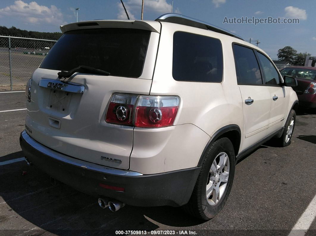 2007 Gmc Acadia Sle-1 White vin: 1GKEV13717J139312