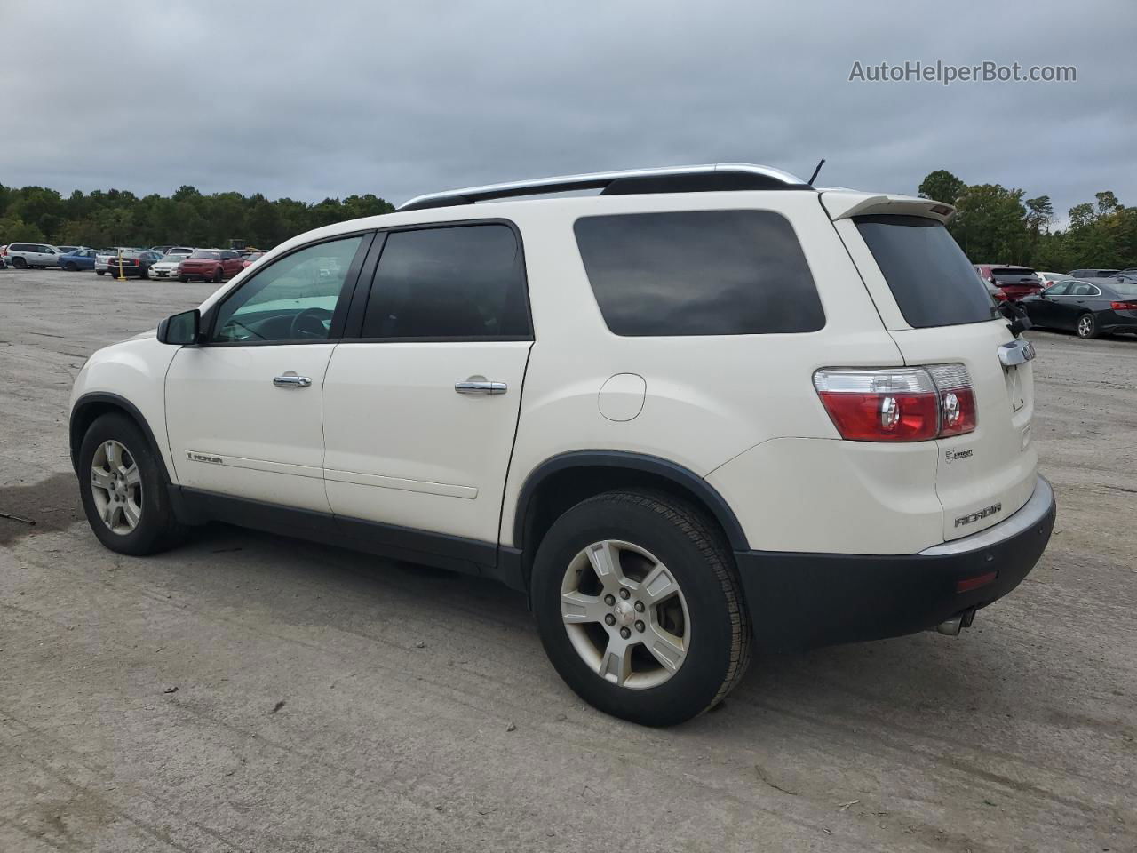 2007 Gmc Acadia Sle White vin: 1GKEV13727J115553