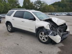 2007 Gmc Acadia Sle White vin: 1GKEV13727J115553