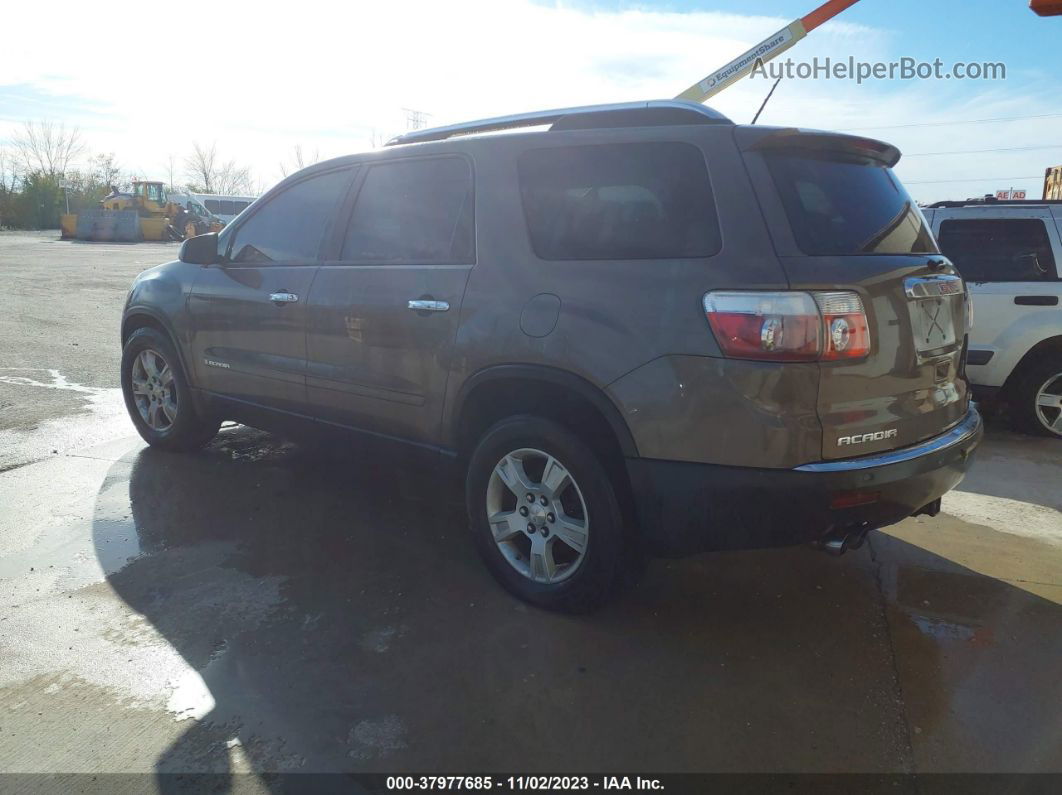 2007 Gmc Acadia Sle Brown vin: 1GKEV13737J130031