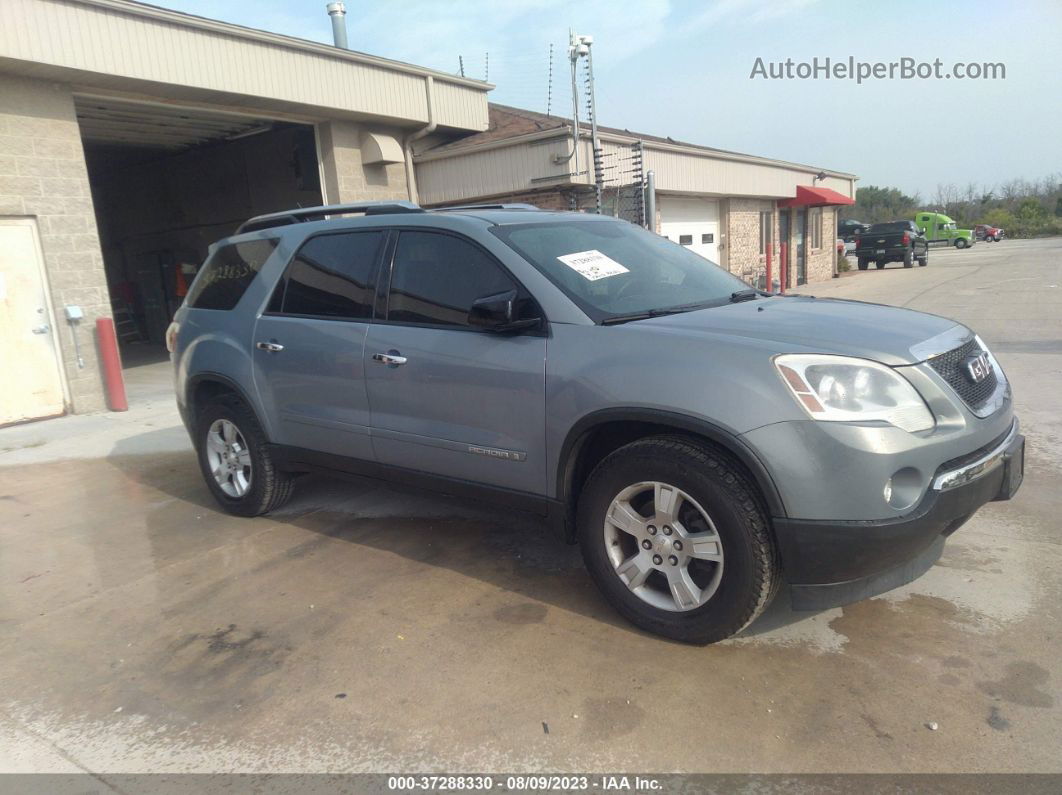 2007 Gmc Acadia Sle Light Blue vin: 1GKEV13737J133379