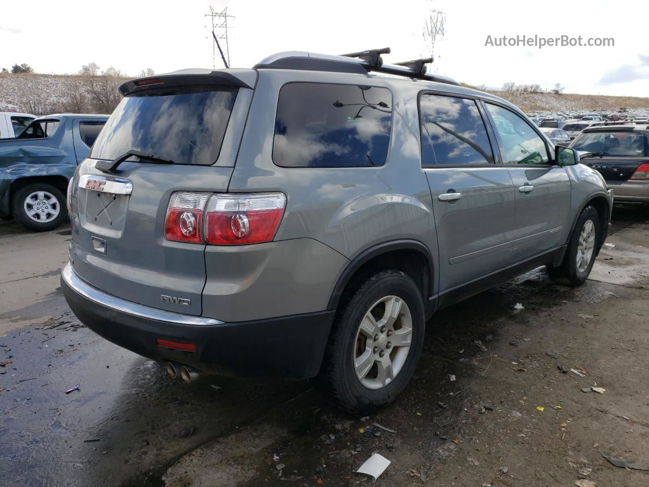 2007 Gmc Acadia Sle Blue vin: 1GKEV13787J172971