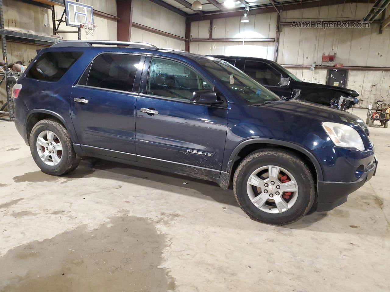 2007 Gmc Acadia Sle Blue vin: 1GKEV137X7J100413