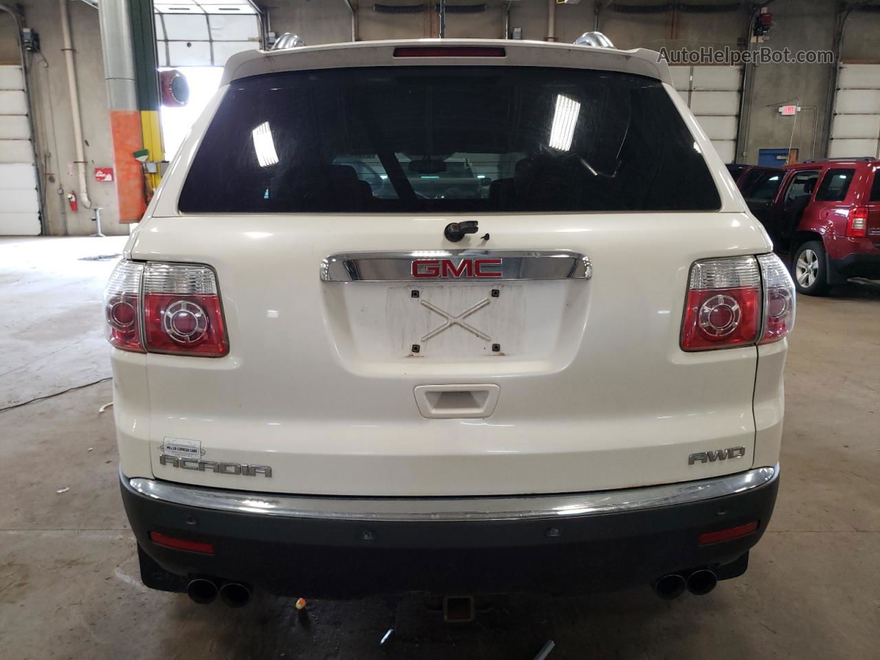 2007 Gmc Acadia Sle White vin: 1GKEV137X7J133637