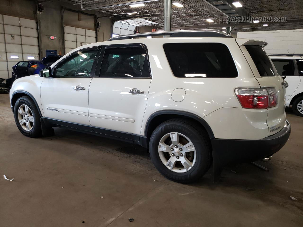 2007 Gmc Acadia Sle White vin: 1GKEV137X7J133637