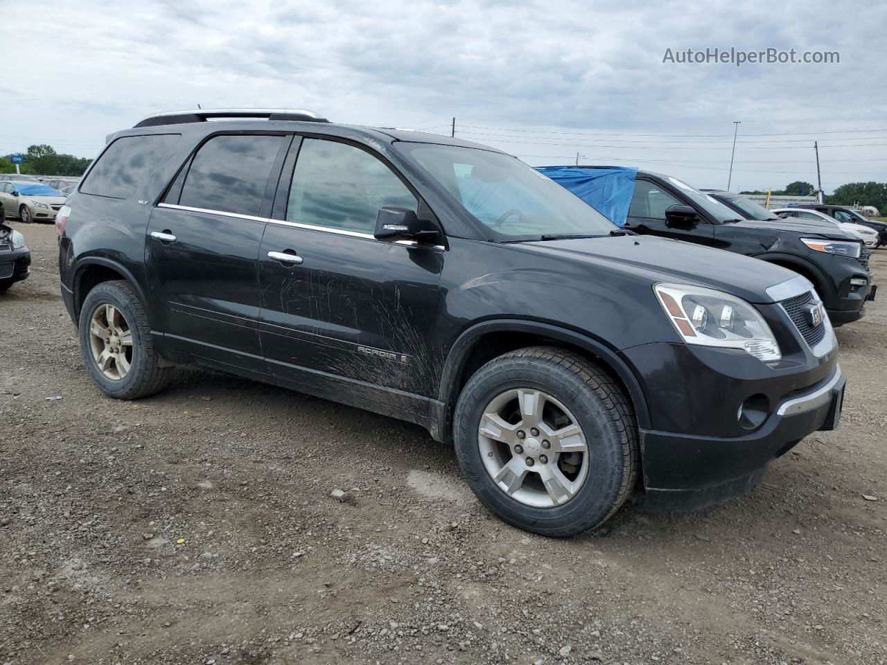 2007 Gmc Acadia Slt-1 Black vin: 1GKEV23707J117582