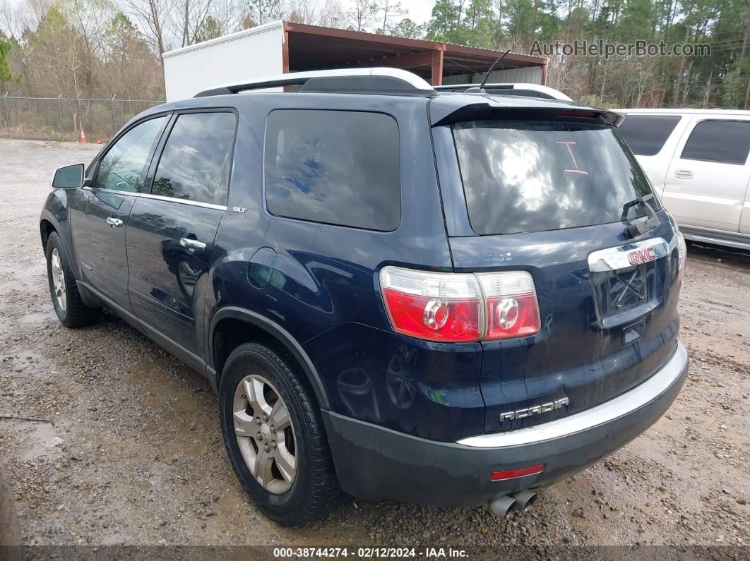 2007 Gmc Acadia Slt-1 Dark Blue vin: 1GKEV23707J121230