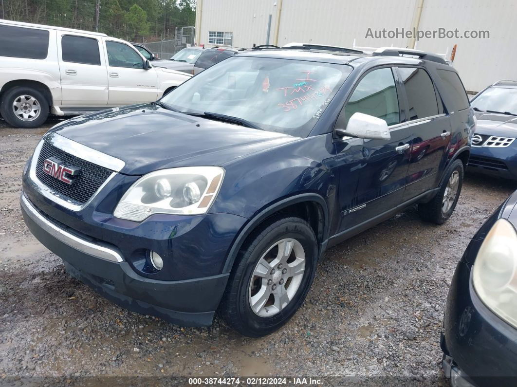 2007 Gmc Acadia Slt-1 Dark Blue vin: 1GKEV23707J121230