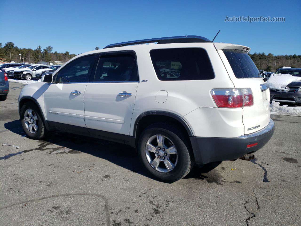 2007 Gmc Acadia Slt-1 White vin: 1GKEV23727J103134