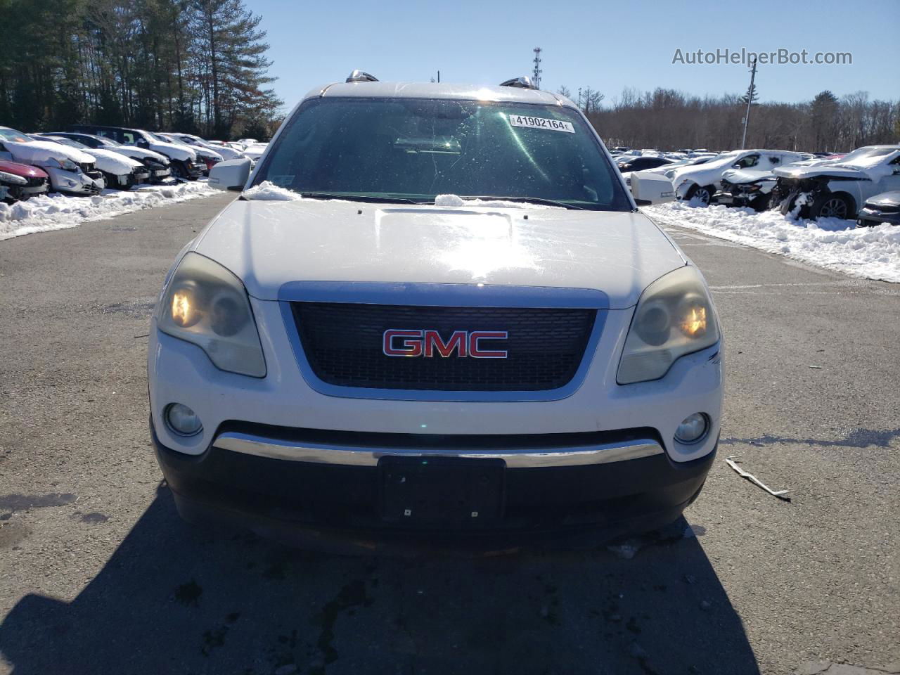 2007 Gmc Acadia Slt-1 White vin: 1GKEV23727J103134