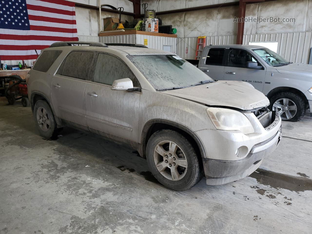 2007 Gmc Acadia Slt-1 Silver vin: 1GKEV23737J171233