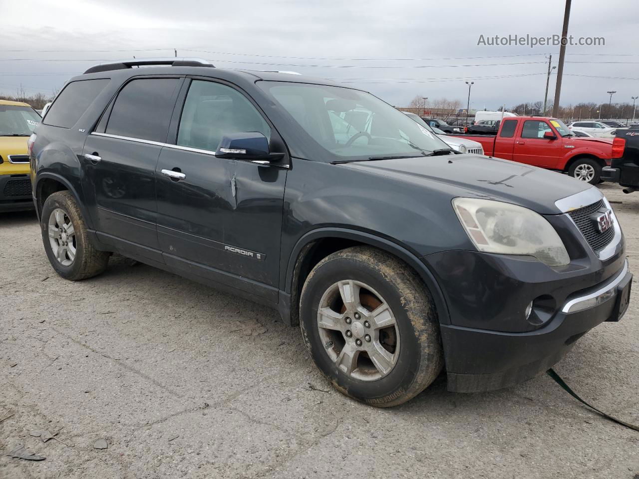 2007 Gmc Acadia Slt-1 Black vin: 1GKEV23777J142026