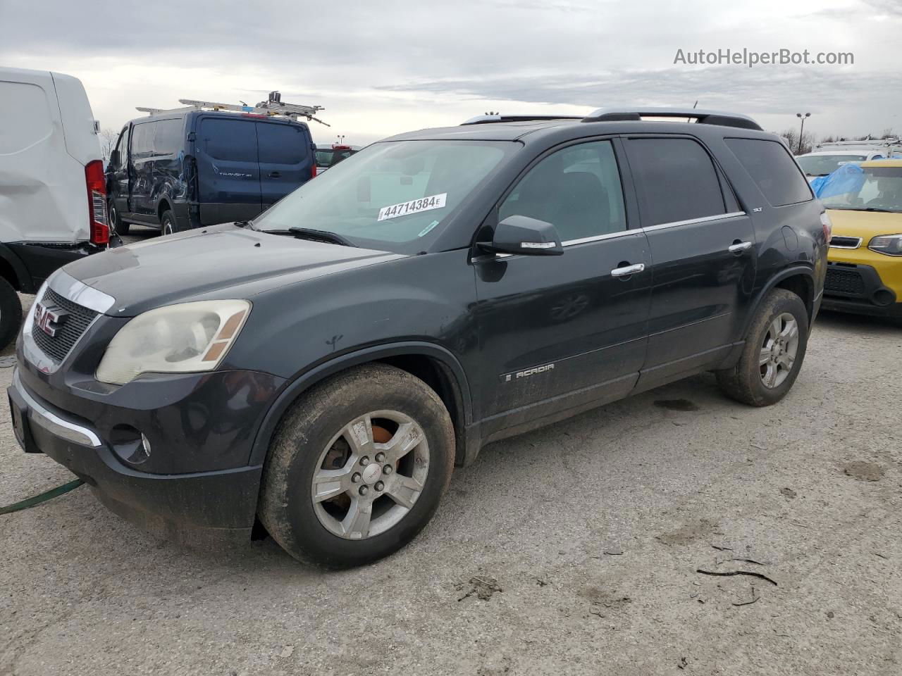 2007 Gmc Acadia Slt-1 Black vin: 1GKEV23777J142026