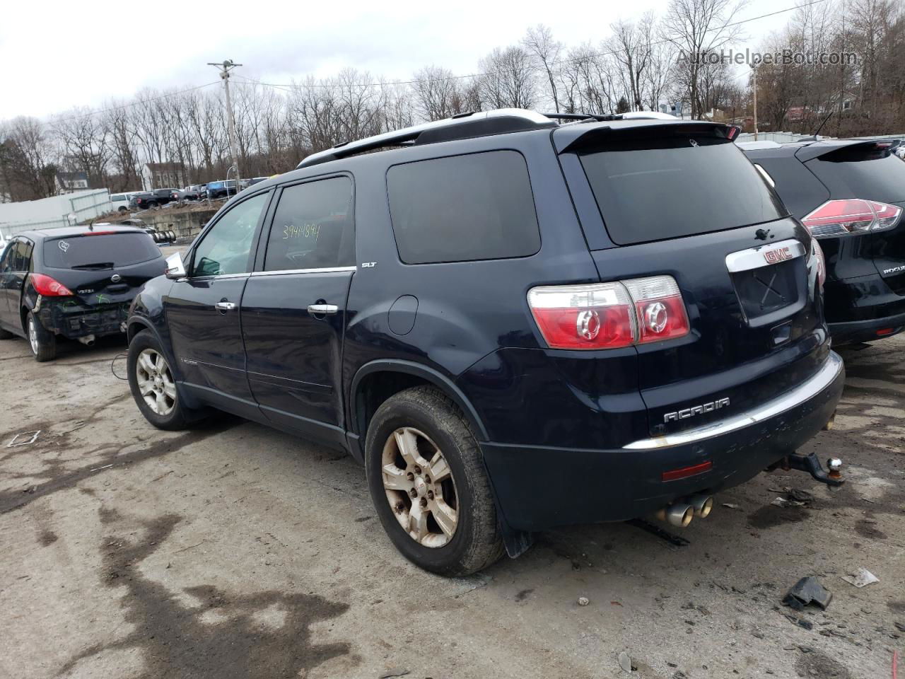 2007 Gmc Acadia Slt-1 Blue vin: 1GKEV23787J136302