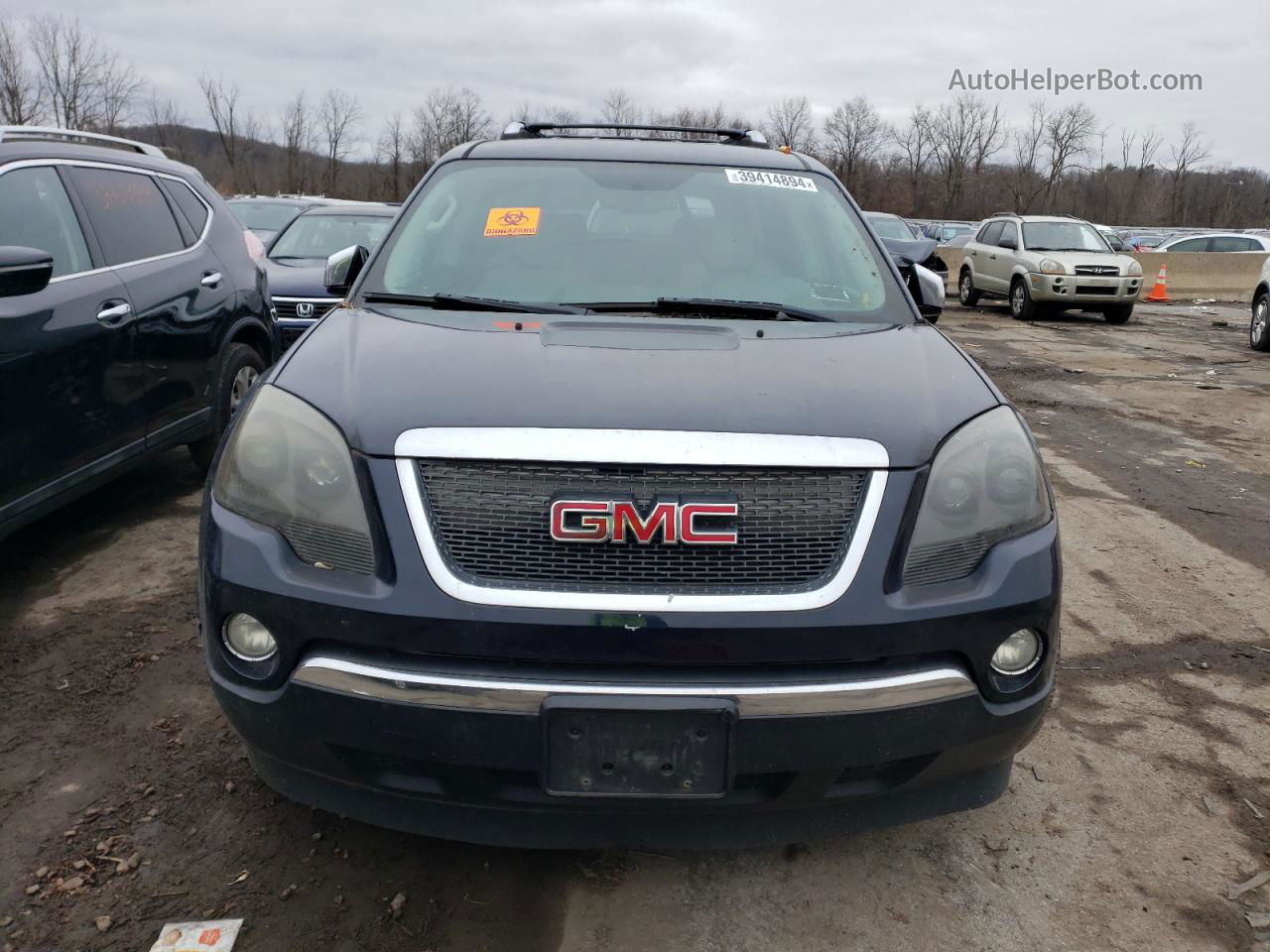 2007 Gmc Acadia Slt-1 Blue vin: 1GKEV23787J136302