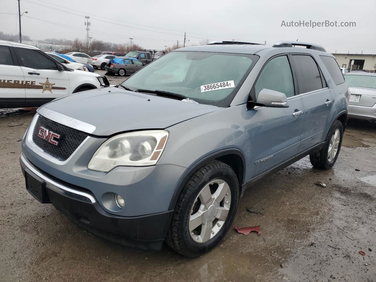 2007 Gmc Acadia Slt-1 Серый vin: 1GKEV23797J138026