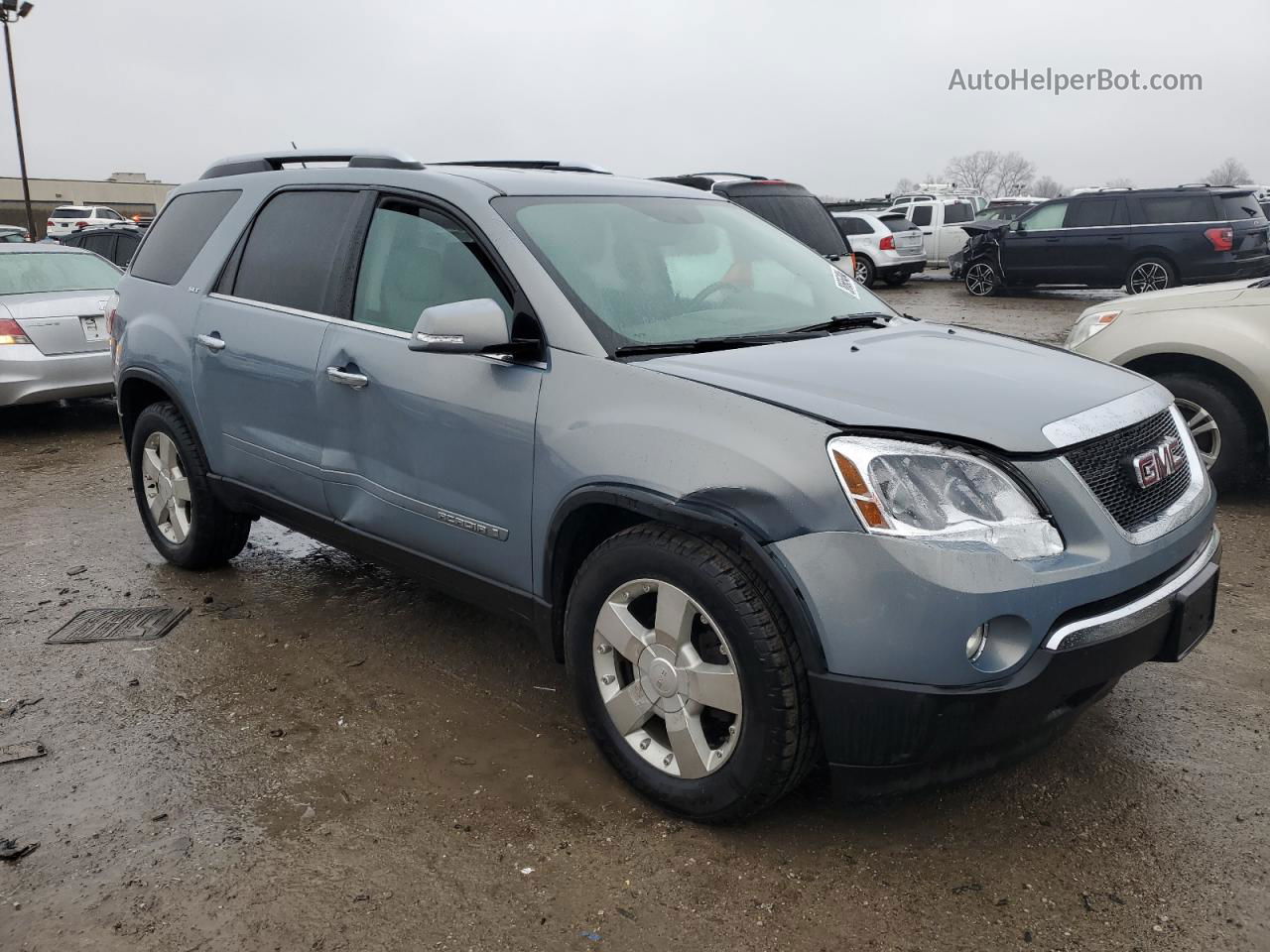 2007 Gmc Acadia Slt-1 Серый vin: 1GKEV23797J138026